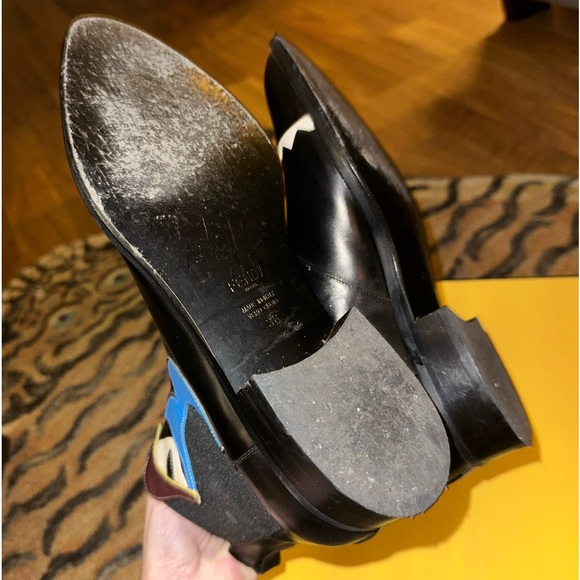 Fendi Appliquéd Buggie/Monster Chelsea Boots - Picture 14 of 16